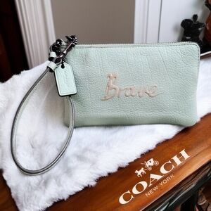 Coach Brave Wristlet